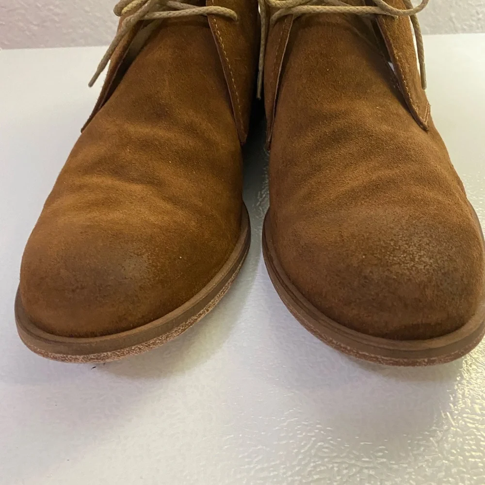JOHNSTON&MURPHY Men’s Chukka Booties Sz 9 Classic Sheepskin Boots Shoes
